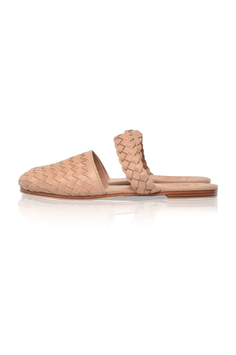 Sea Escape Slide Sandals in Vintage Beige