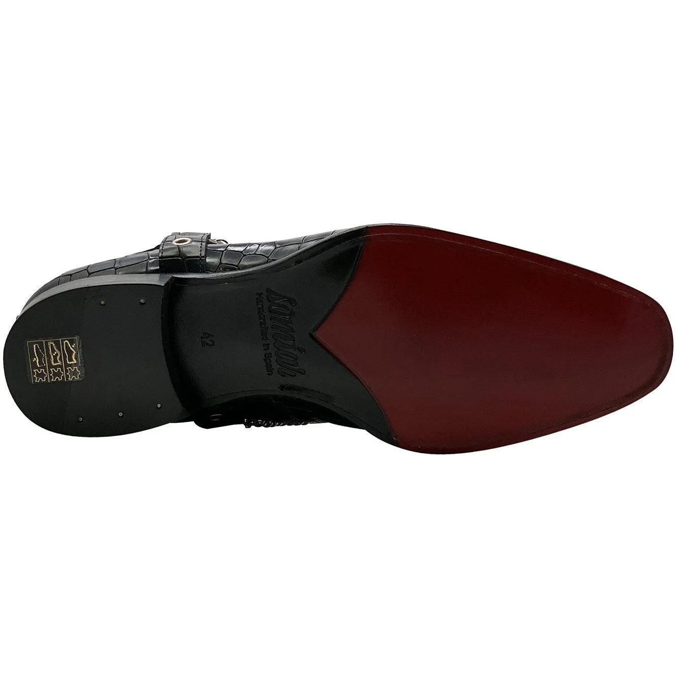 Second Sale: The Maldonado Boot in Embossed Croc Leather