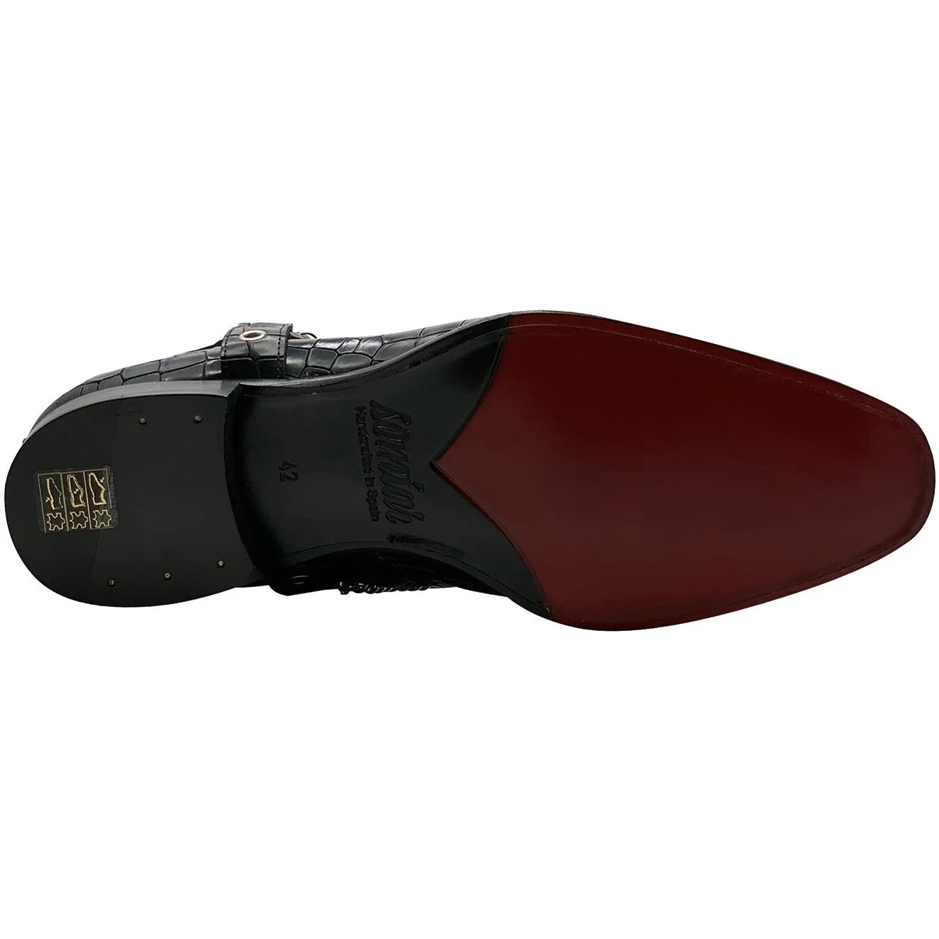 Second Sale: The Maldonado Boot in Embossed Croc Leather