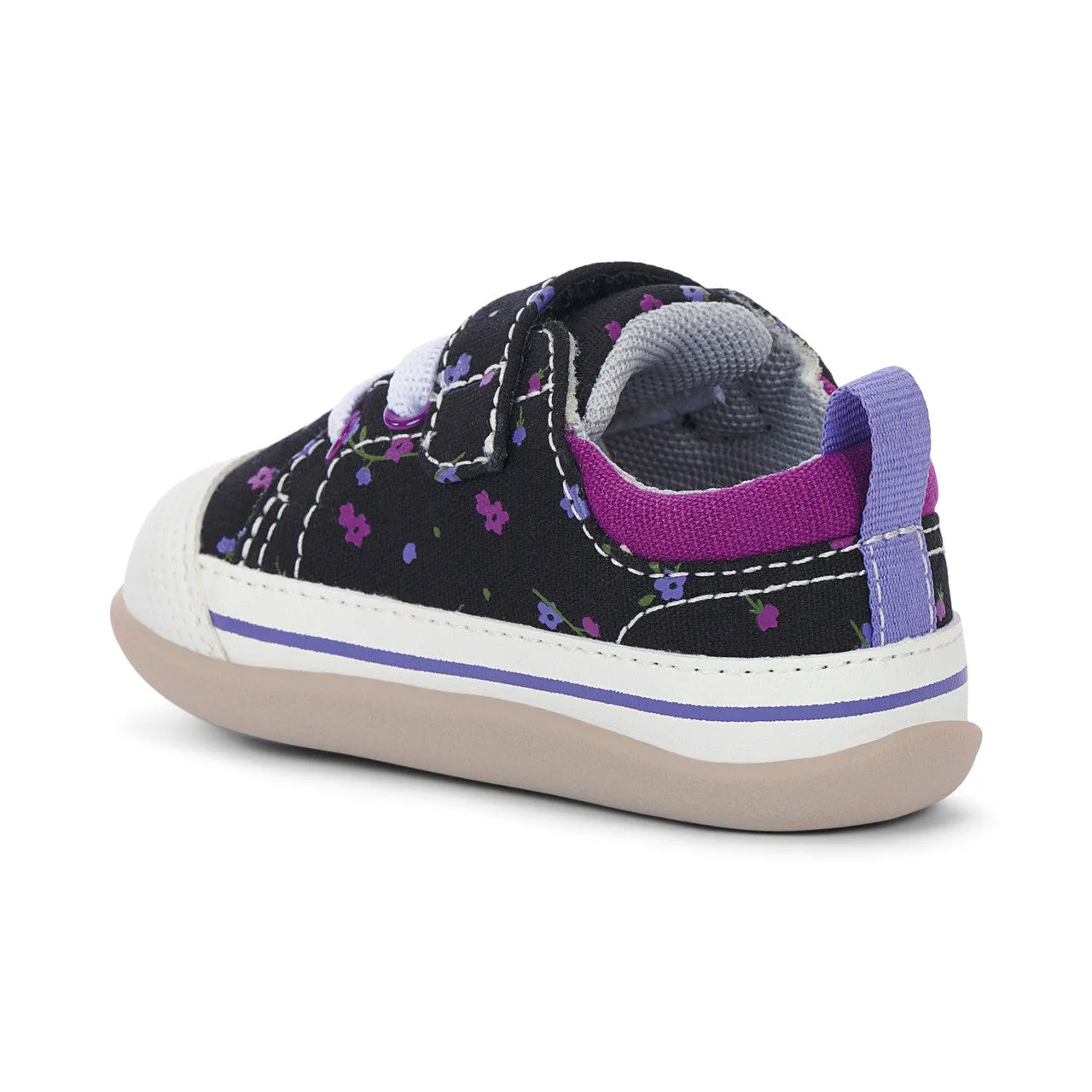 See Kai Run Stevie ll First Walker - Black Floral