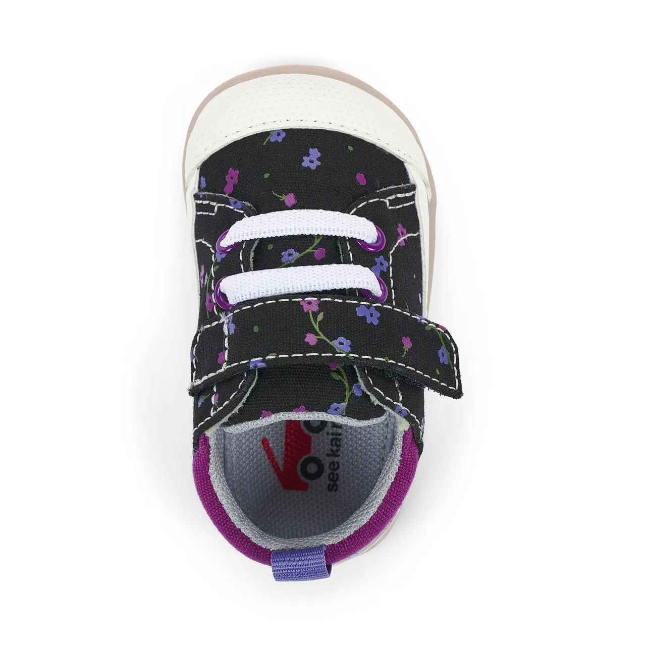 See Kai Run Stevie ll First Walker - Black Floral