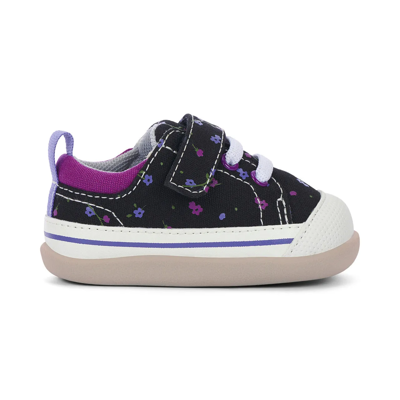 See Kai Run Stevie ll First Walker - Black Floral