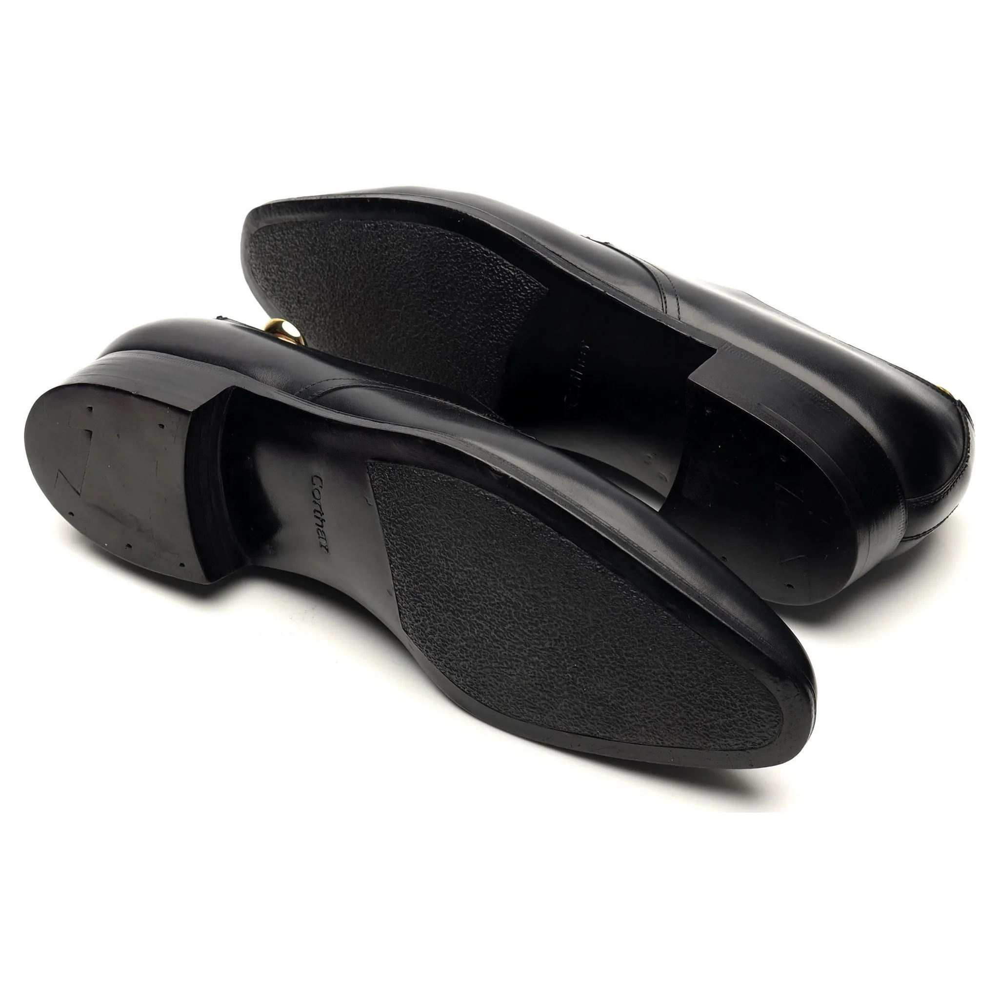 'Sergio' Black Leather Derby UK 8.5