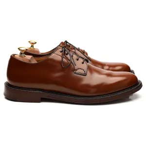 'Shannon' Tan Brown Leather Derby UK 10 F