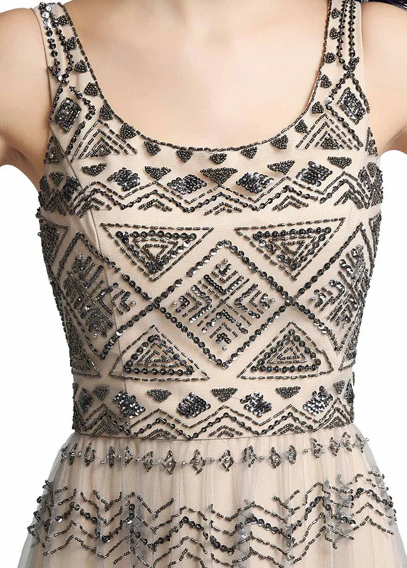 Shimmering Evening Dresses With Beadings