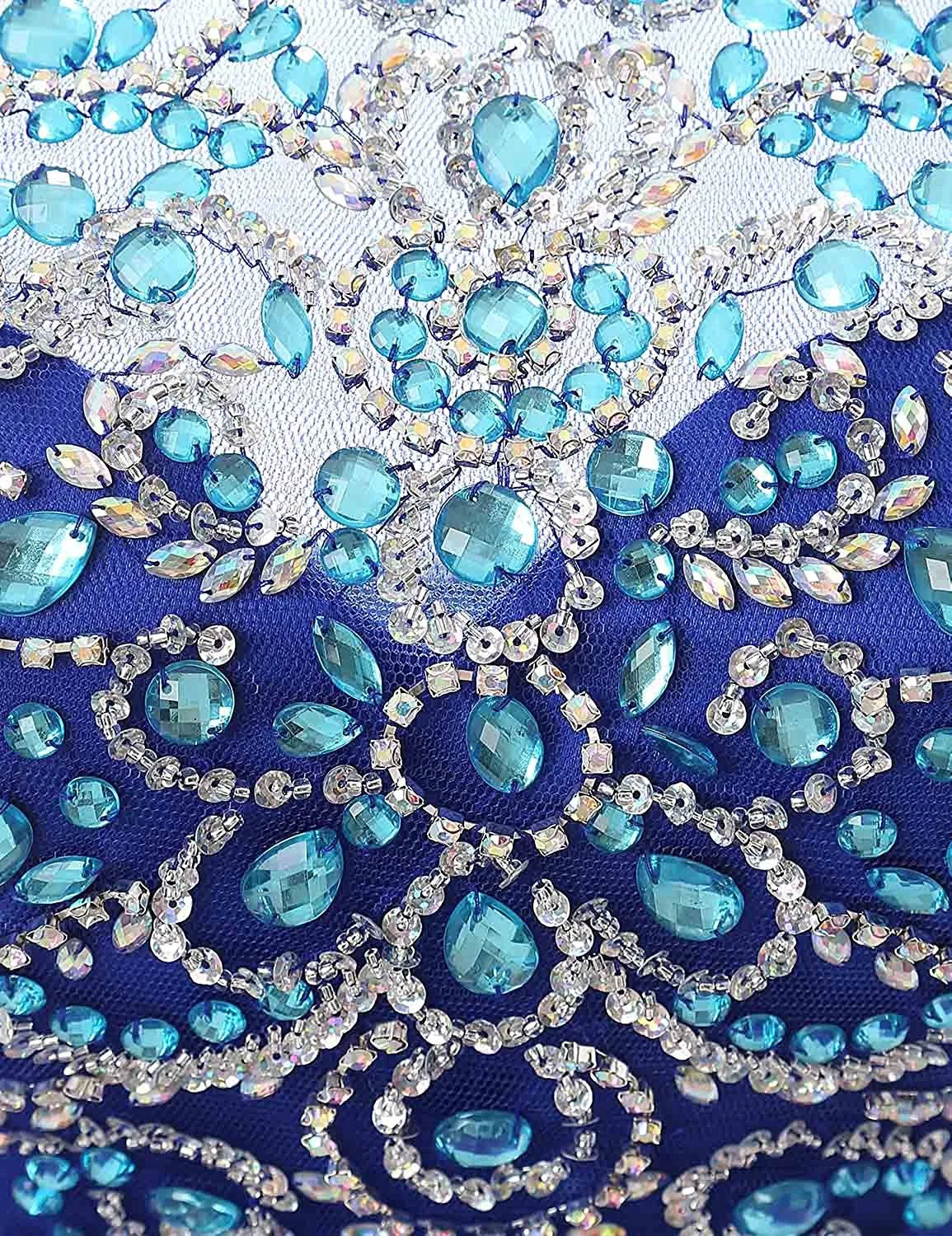 Short Tulle Beading Homecoming Dress