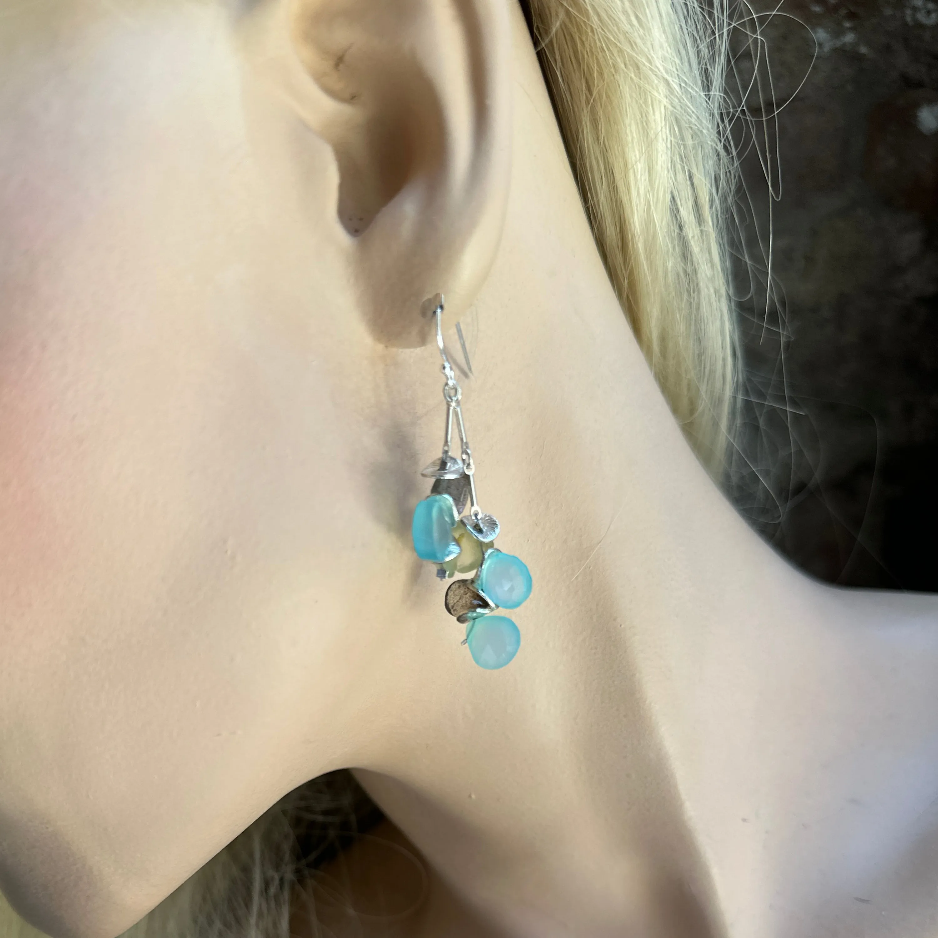 Signature Watercolor Sterling Earrings