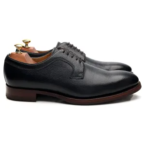 'Skye' Navy Blue Grain Leather Derby UK 9 F