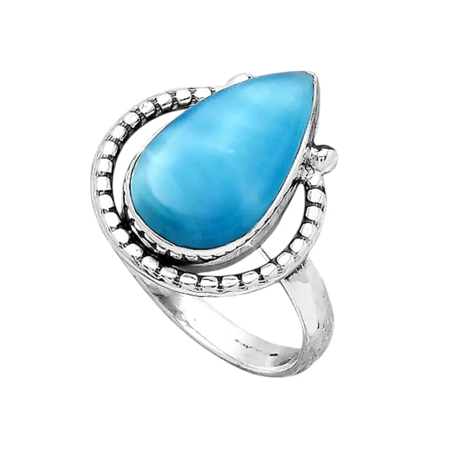 Smithsonite Solid 925 Sterling Silver Ring 9