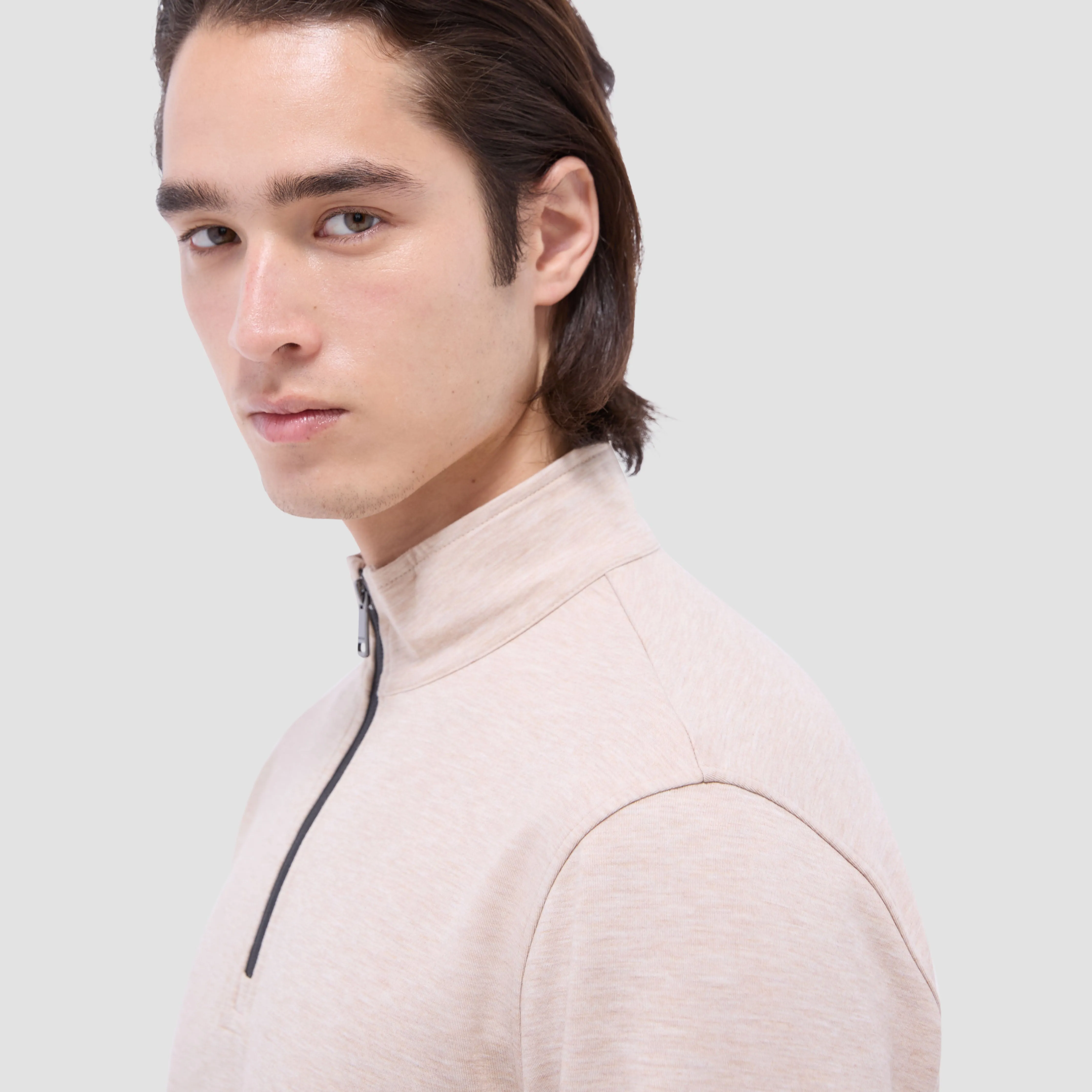 Soft Touch Heather Quarter-Zip Pullover