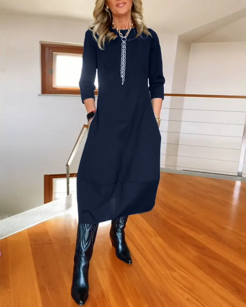 Sophia - Elegant Dress With Handmade Details