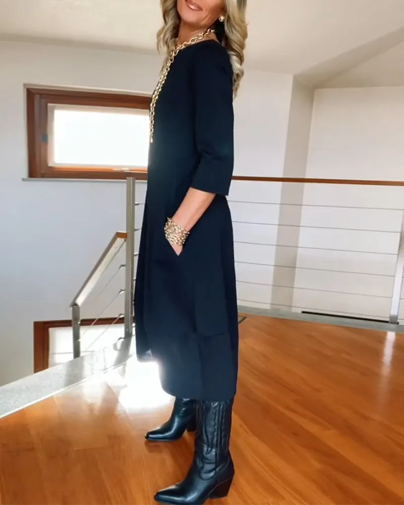 Sophia - Elegant Dress With Handmade Details
