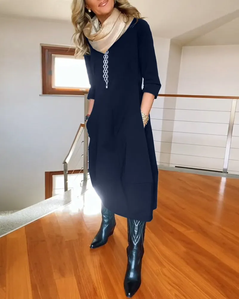Sophia - Elegant Dress With Handmade Details