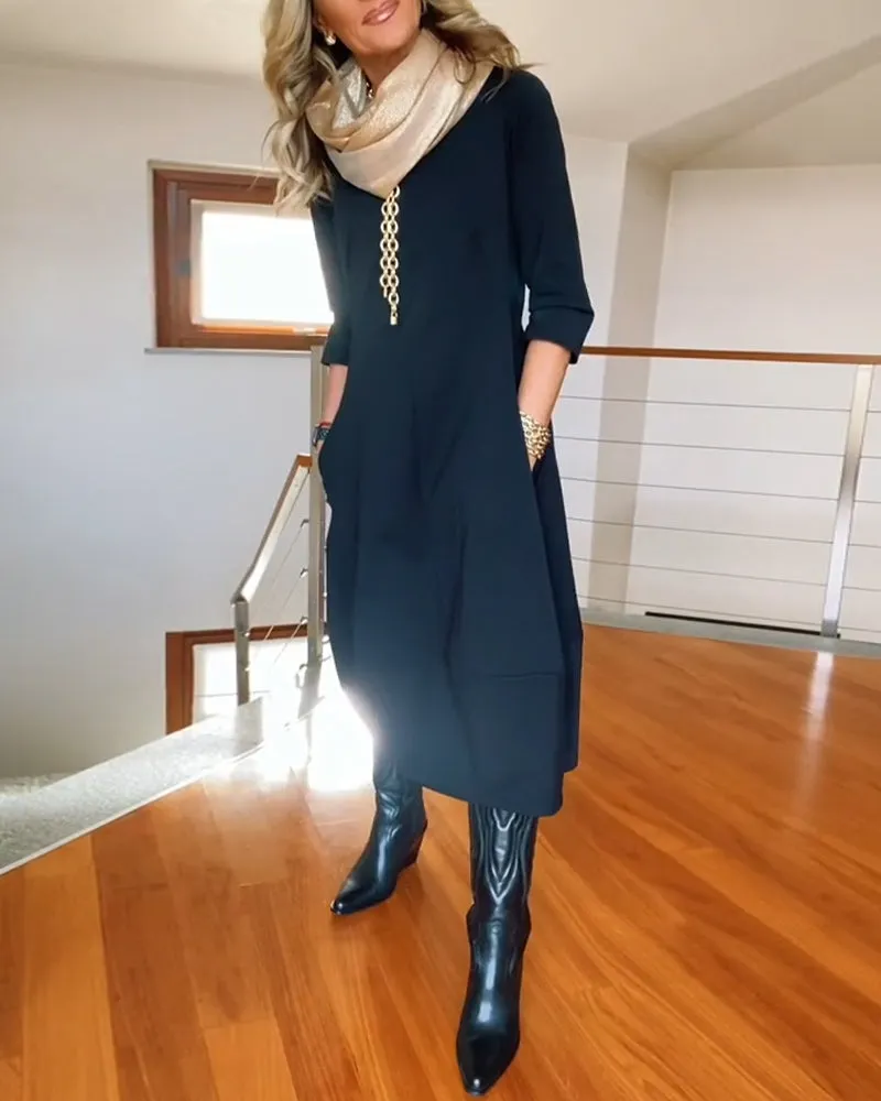 Sophia - Elegant Dress With Handmade Details