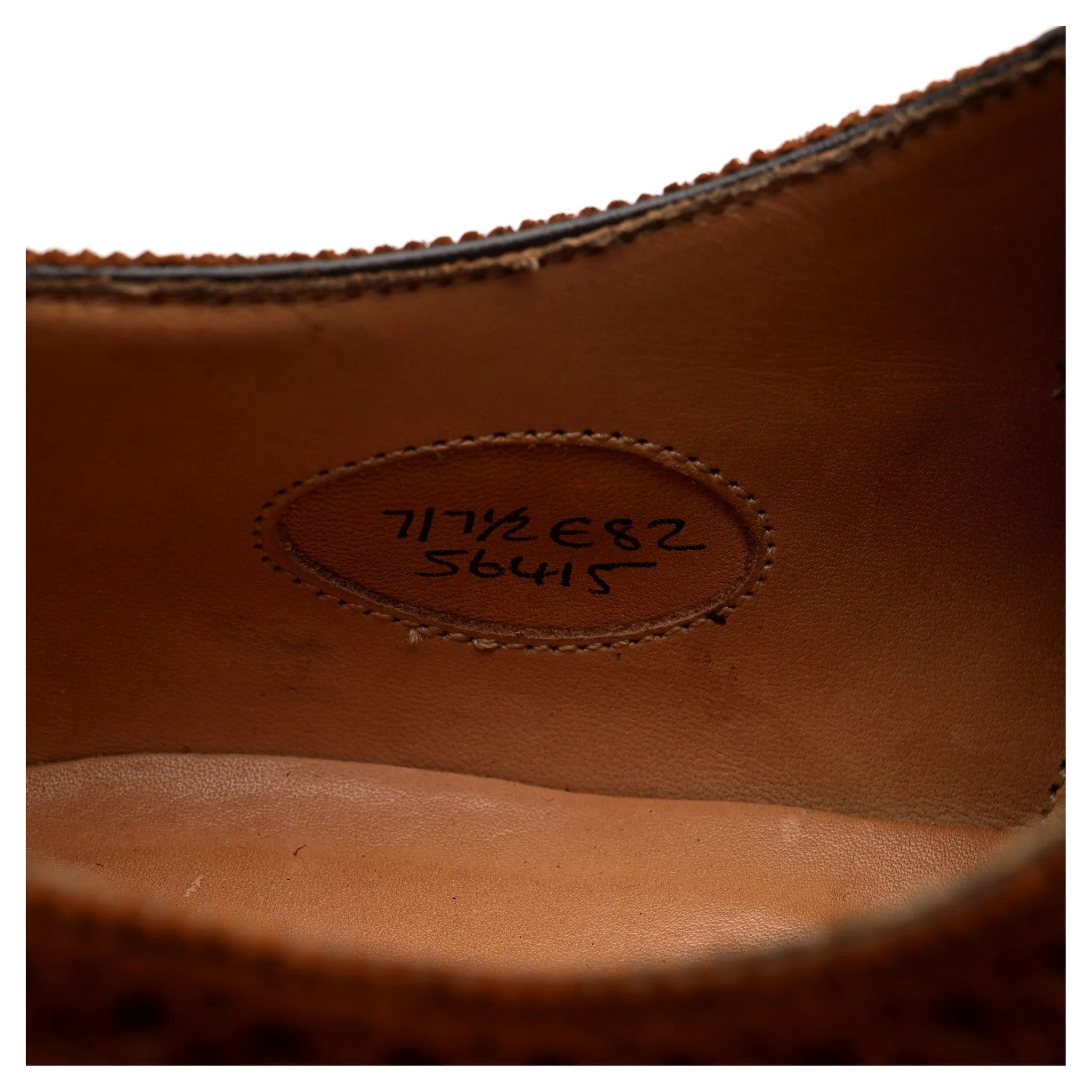 'Southwold' Tan Brown Leather / Suede Oxford UK 7 E