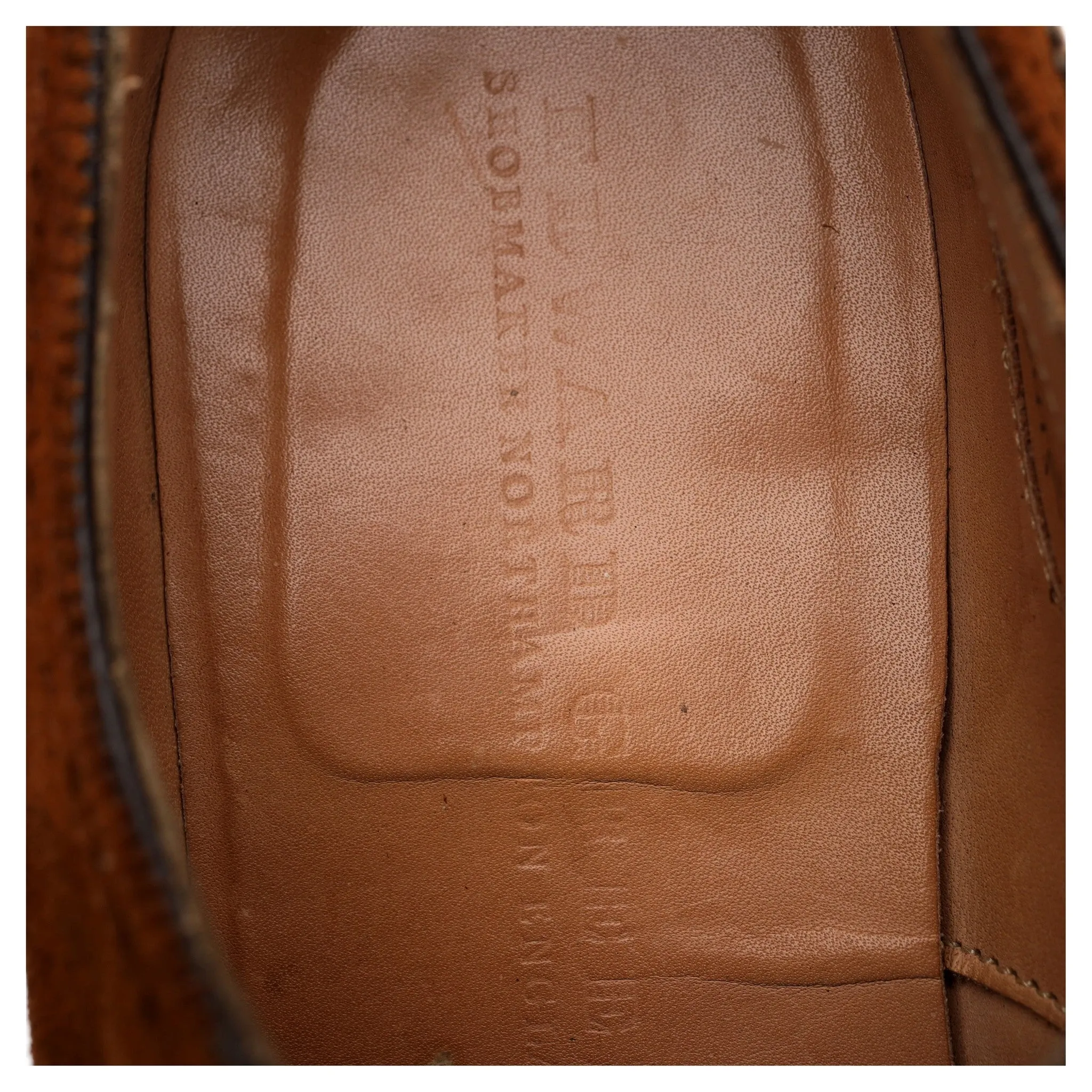 'Southwold' Tan Brown Leather / Suede Oxford UK 7 E