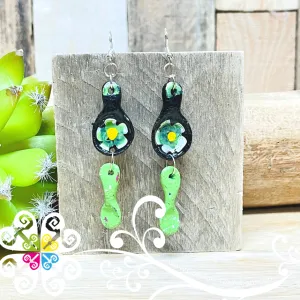 Spoon With Spoon Rest - Cocinita Clay Earrings