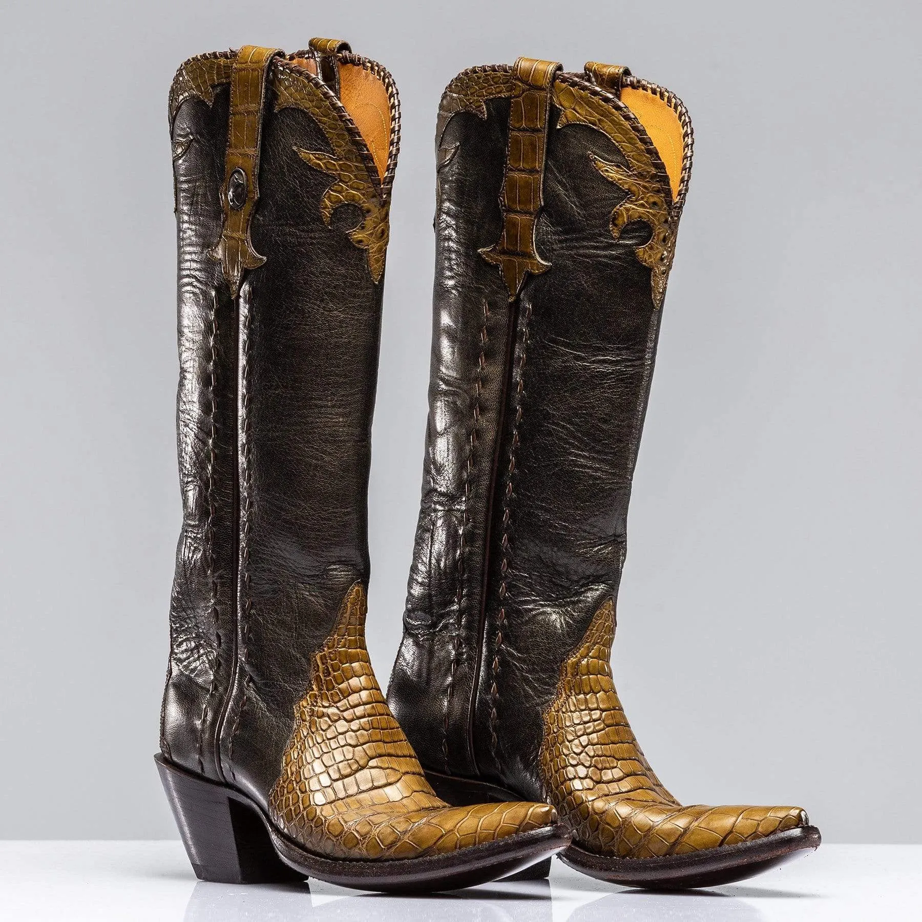 Stallion Boots Janie's Gallegos Pearlized