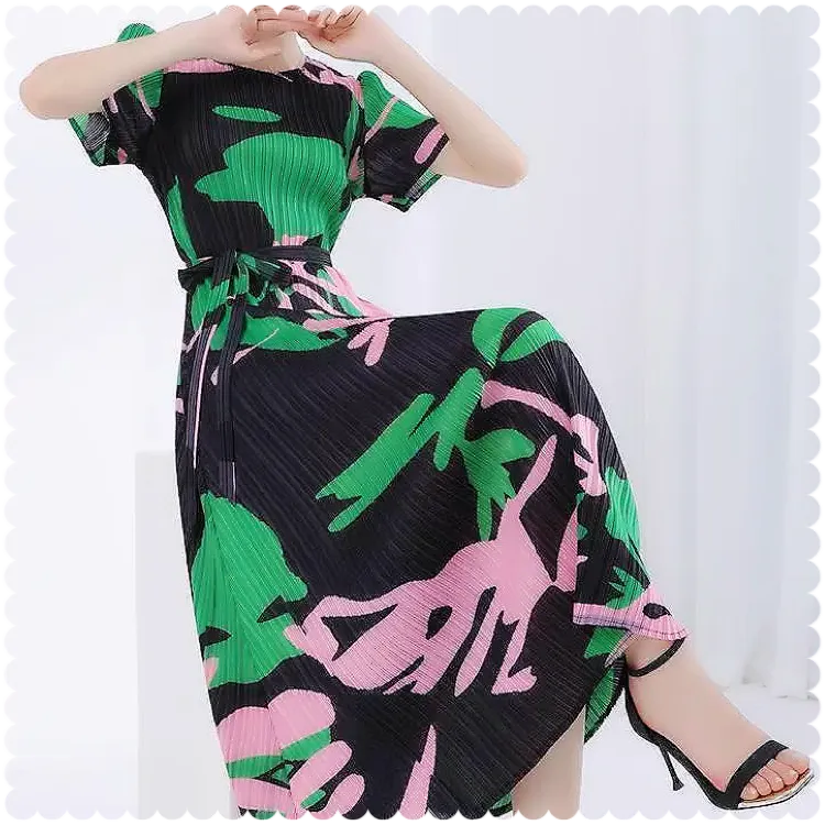 “Standing On Pink 💕💚 Green Business” Dress