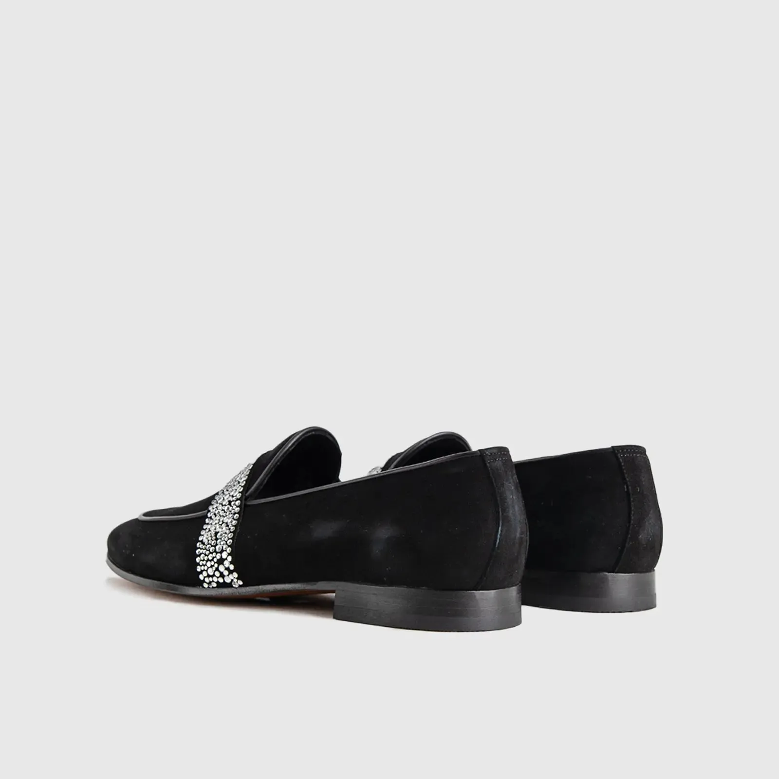 Statement Dress Loafers 1002 Black Suede