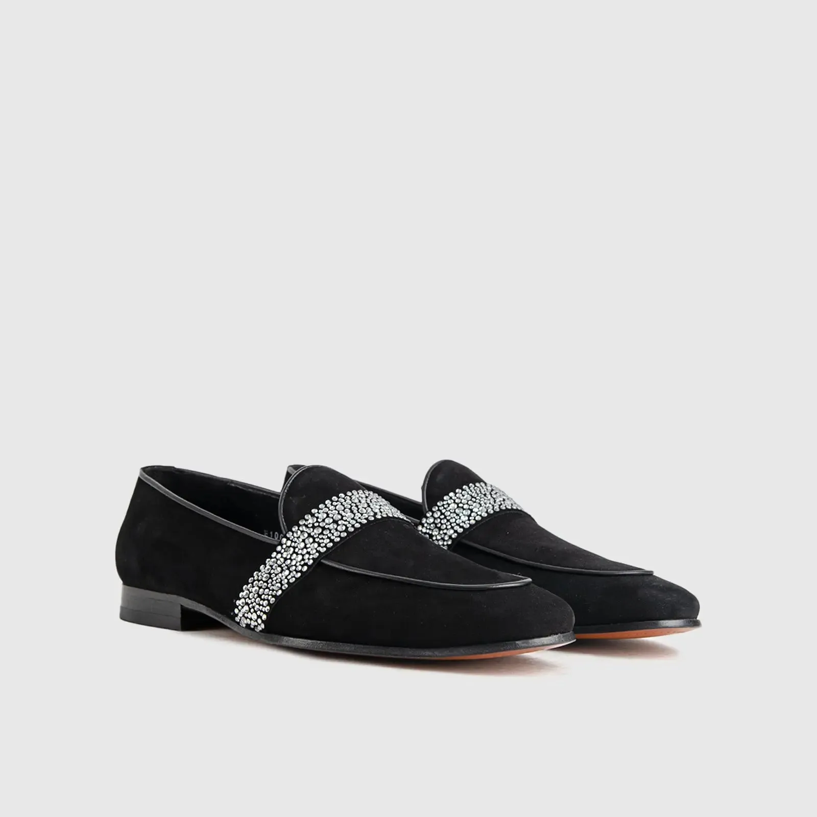 Statement Dress Loafers 1002 Black Suede