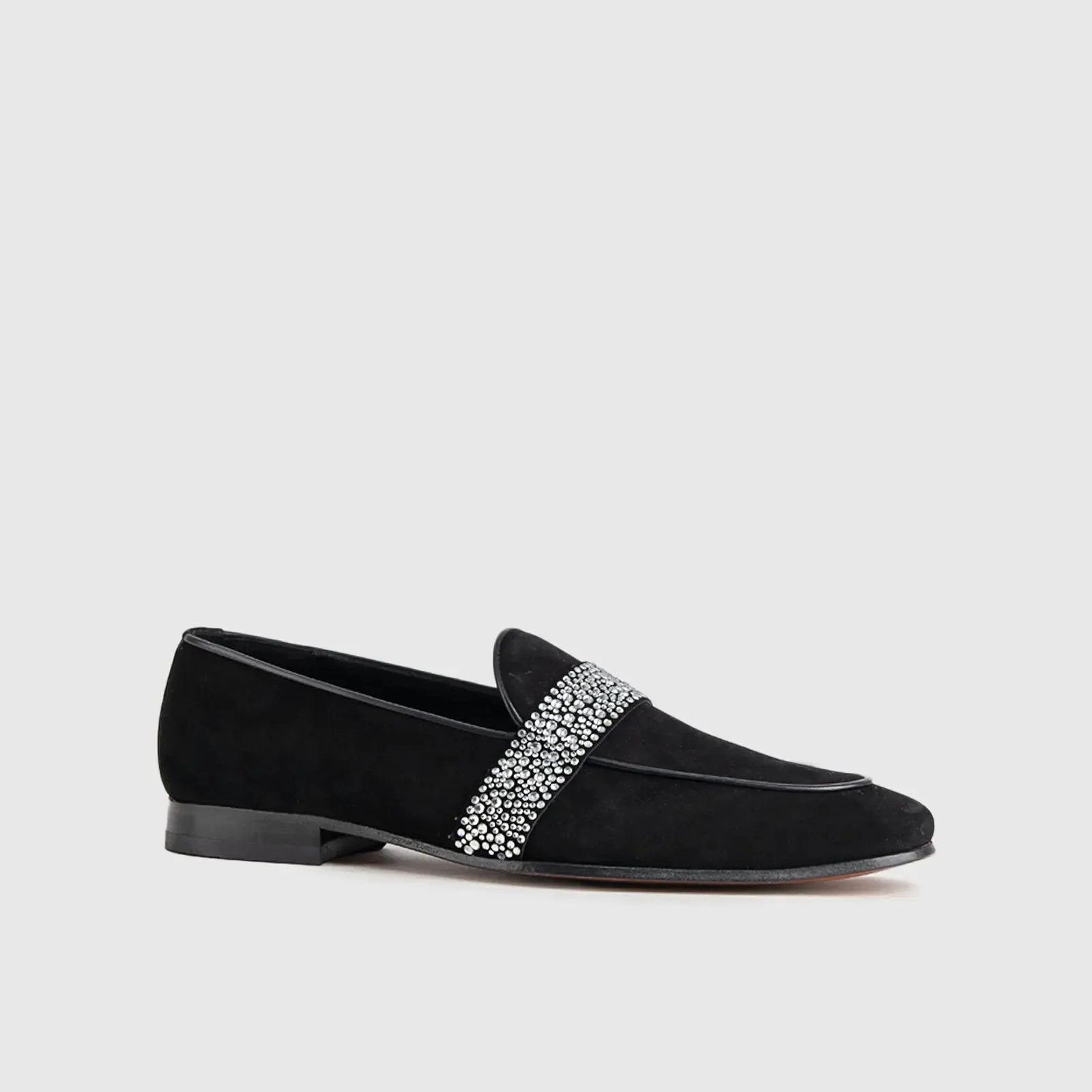 Statement Dress Loafers 1002 Black Suede