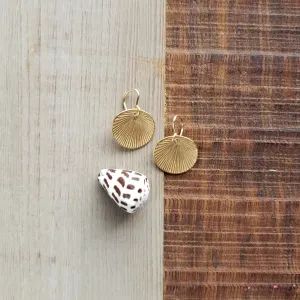 Sterling Silver Fan Earrings
