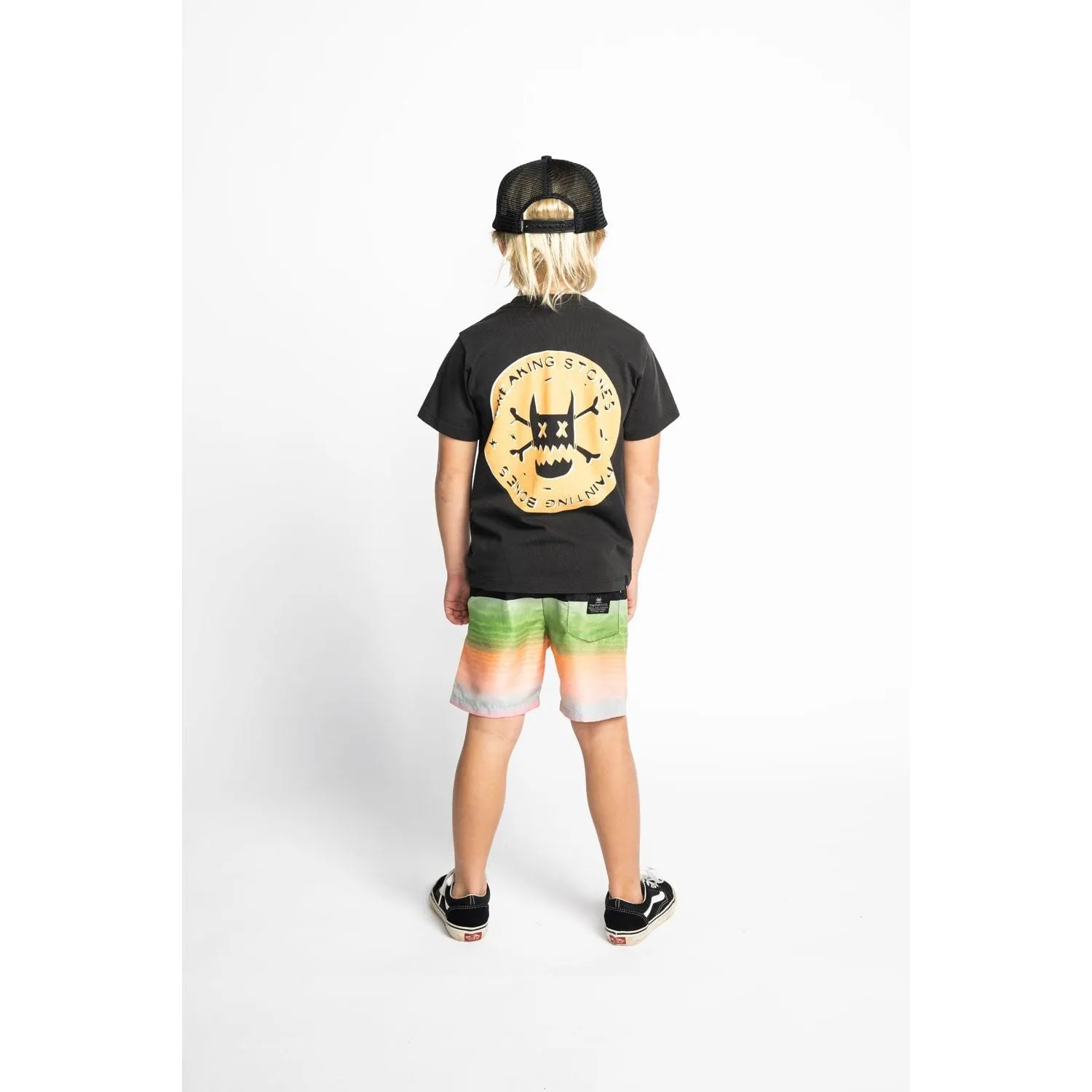 Stones Ss Tee - Soft Black