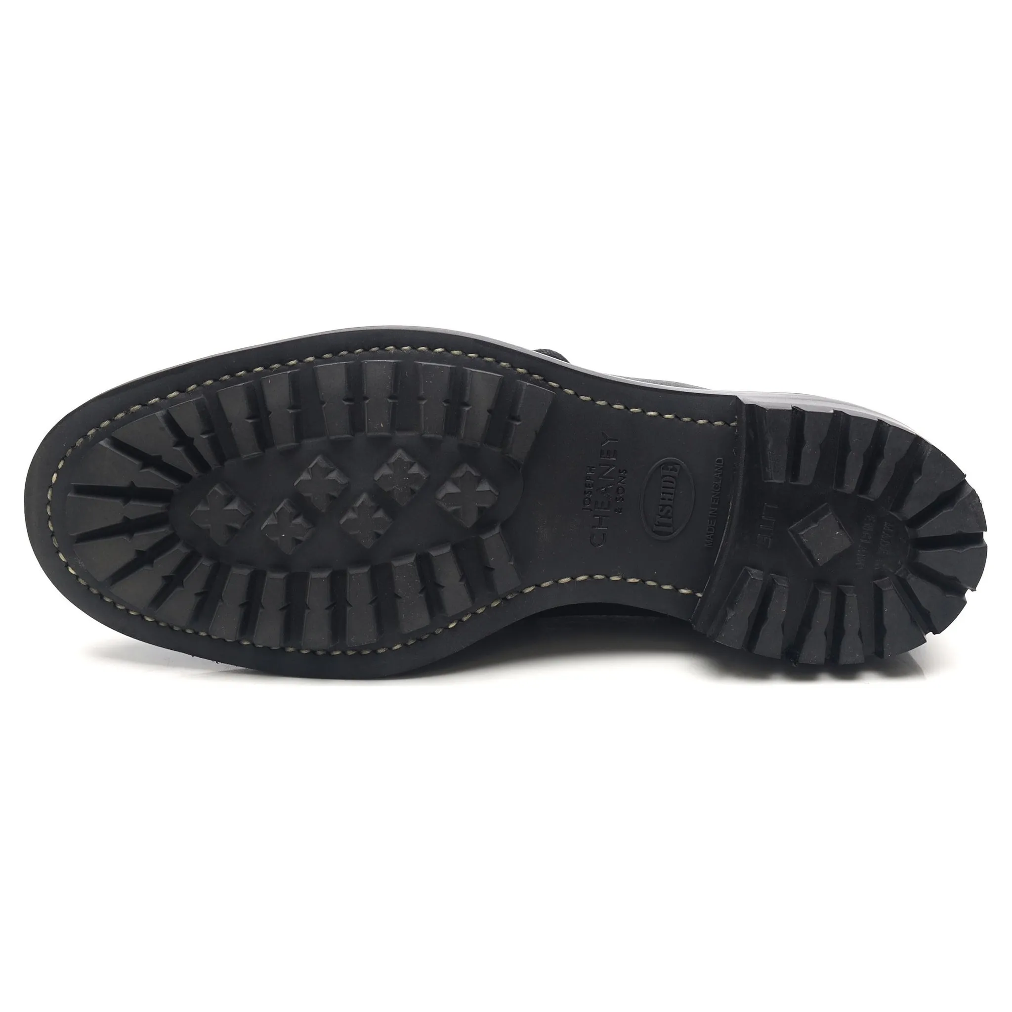 'Stour' Black Leather Veldtschoen Derby UK 7.5 F