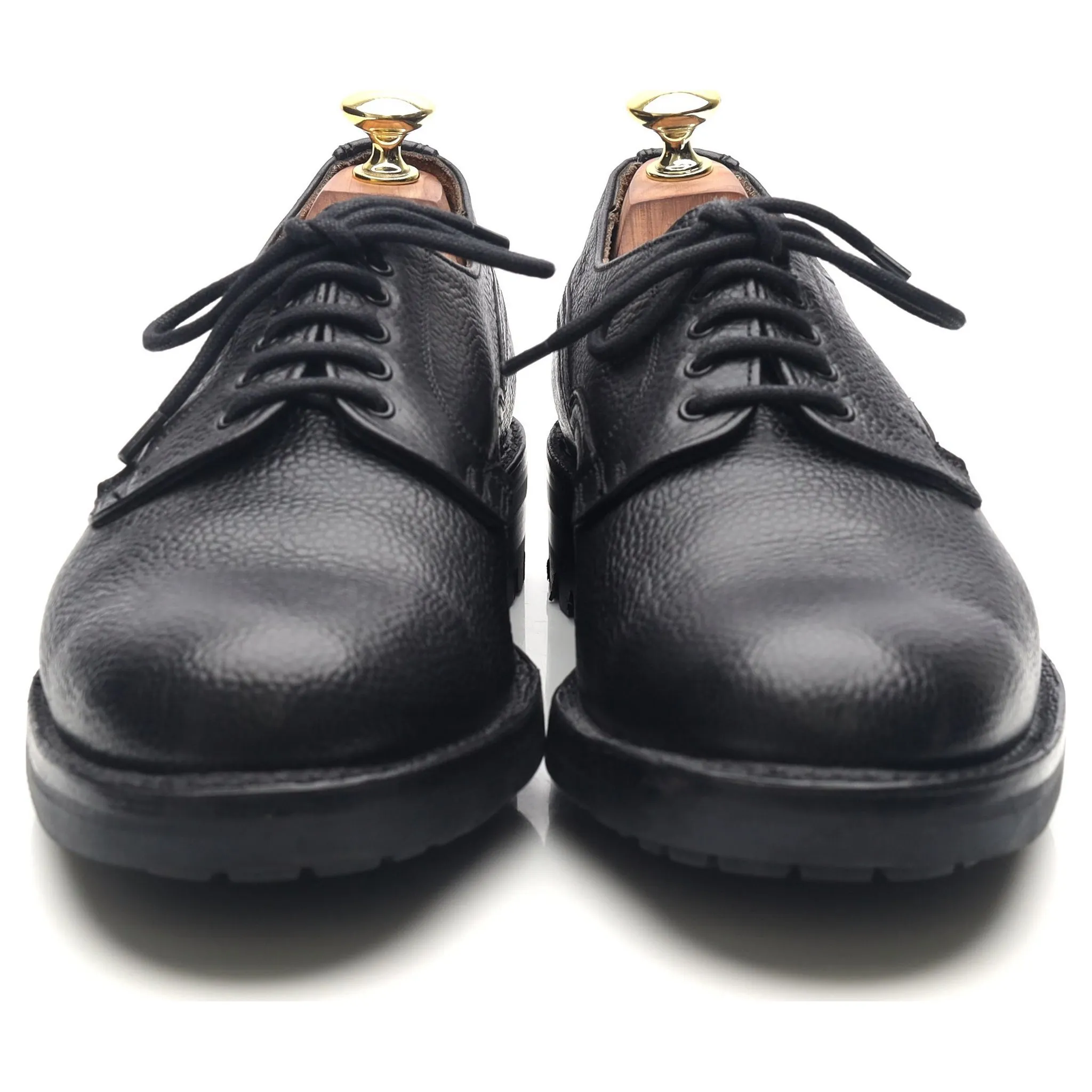 'Stour' Black Leather Veldtschoen Derby UK 7.5 F