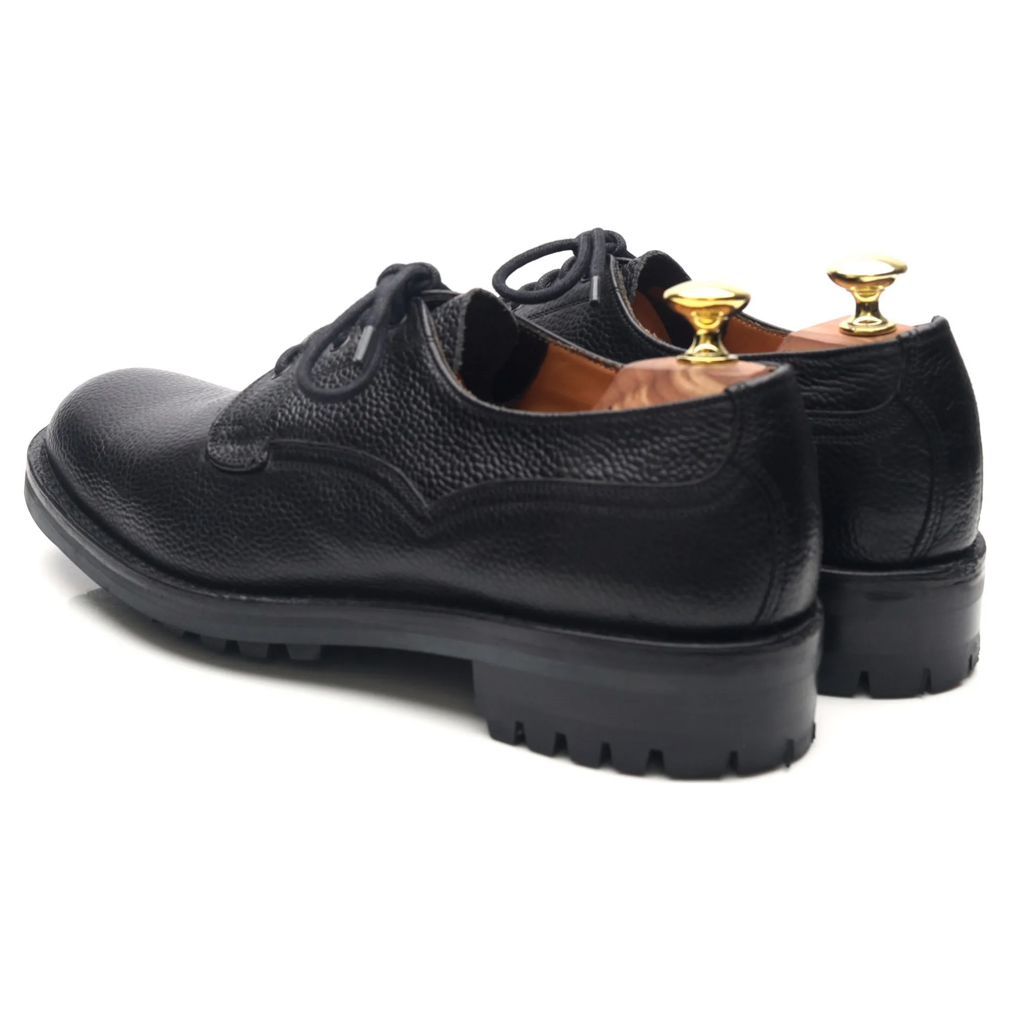 'Stour' Black Leather Veldtschoen Derby UK 7.5 F