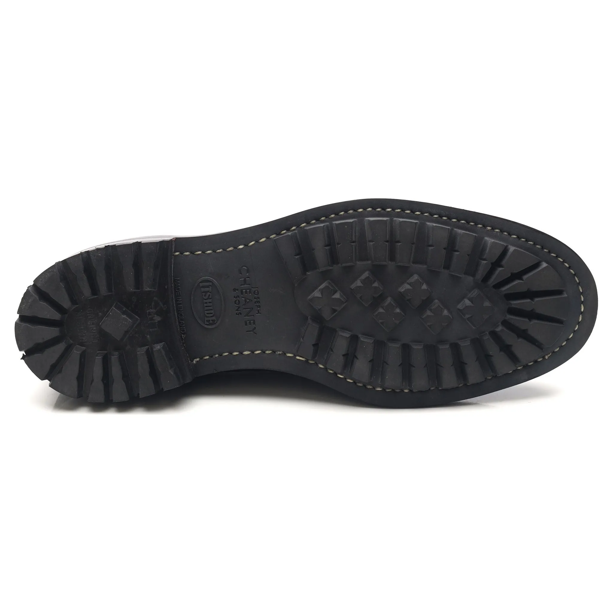 'Stour' Black Leather Veldtschoen Derby UK 7.5 F