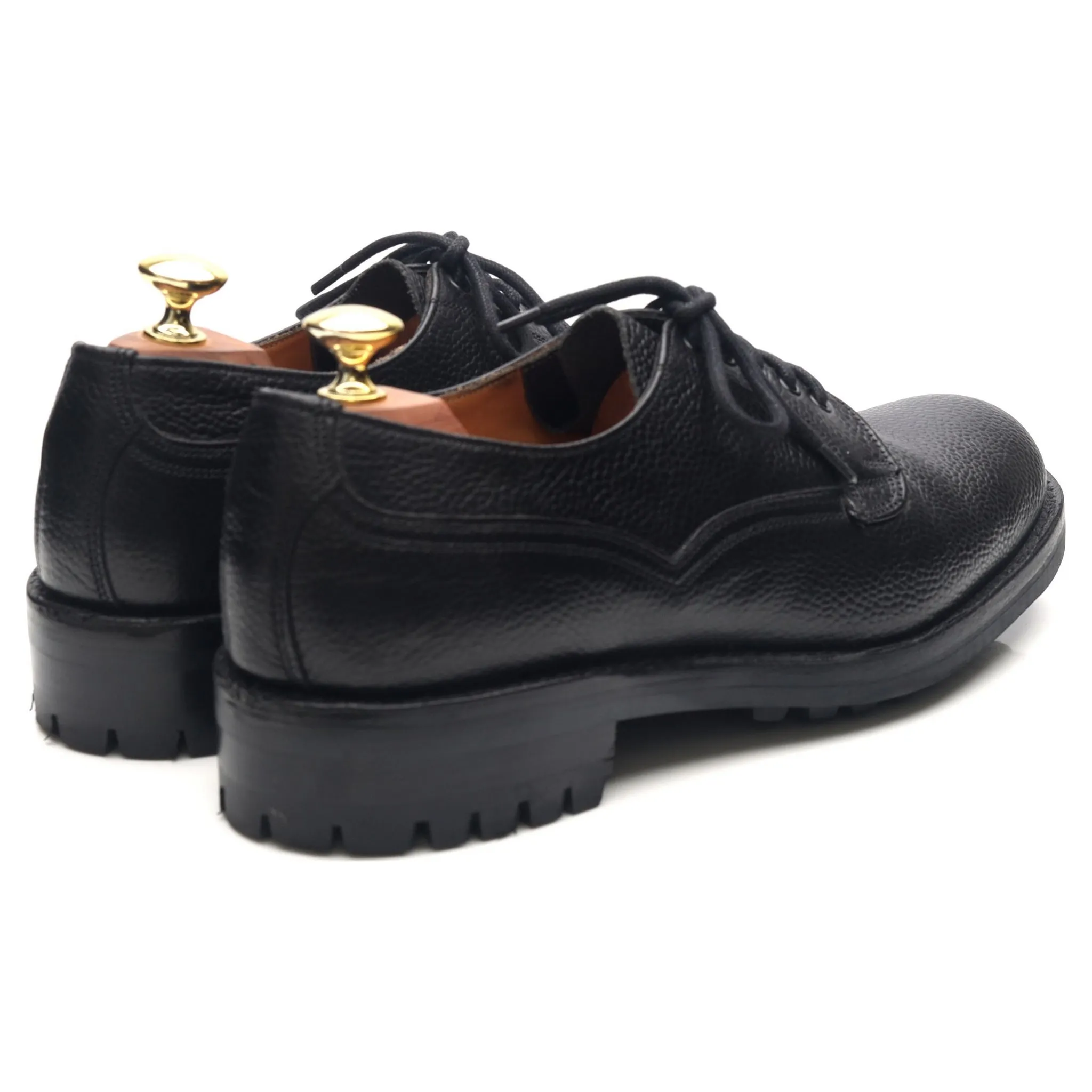 'Stour' Black Leather Veldtschoen Derby UK 7.5 F