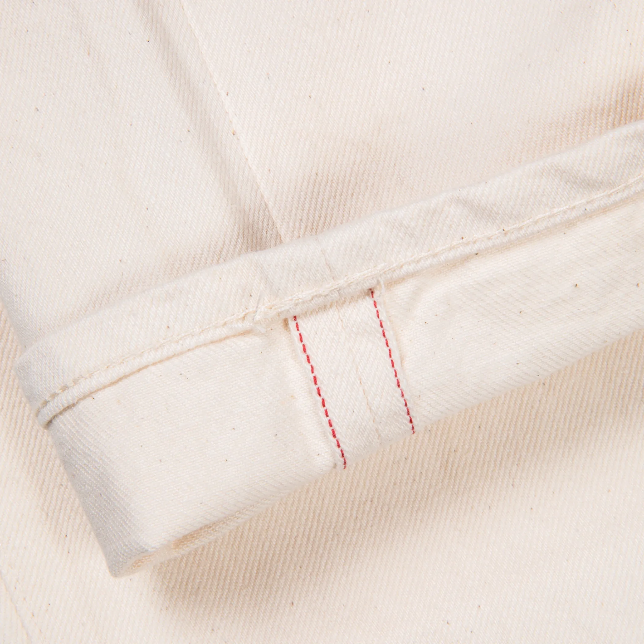 Studio d'Artisan Relax Tapered fit 13 Oz Ivory denim