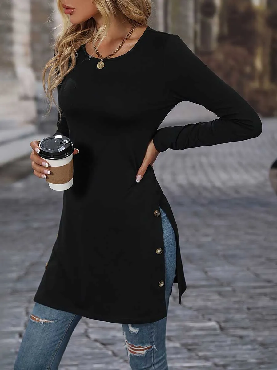 Stunncal Slim and skinny split dress