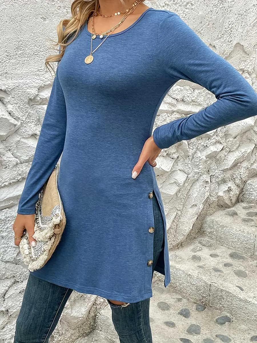 Stunncal Slim and skinny split dress