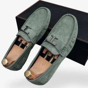 Suede Classic Slip On Loafers for Men