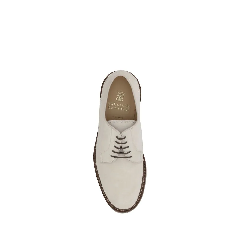 Suede Derby lace-up Shoes