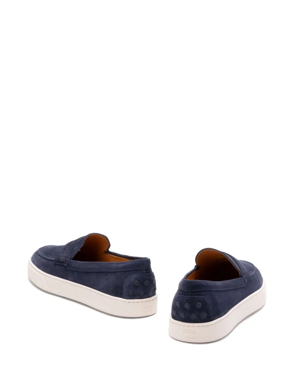 Suede leather loafers