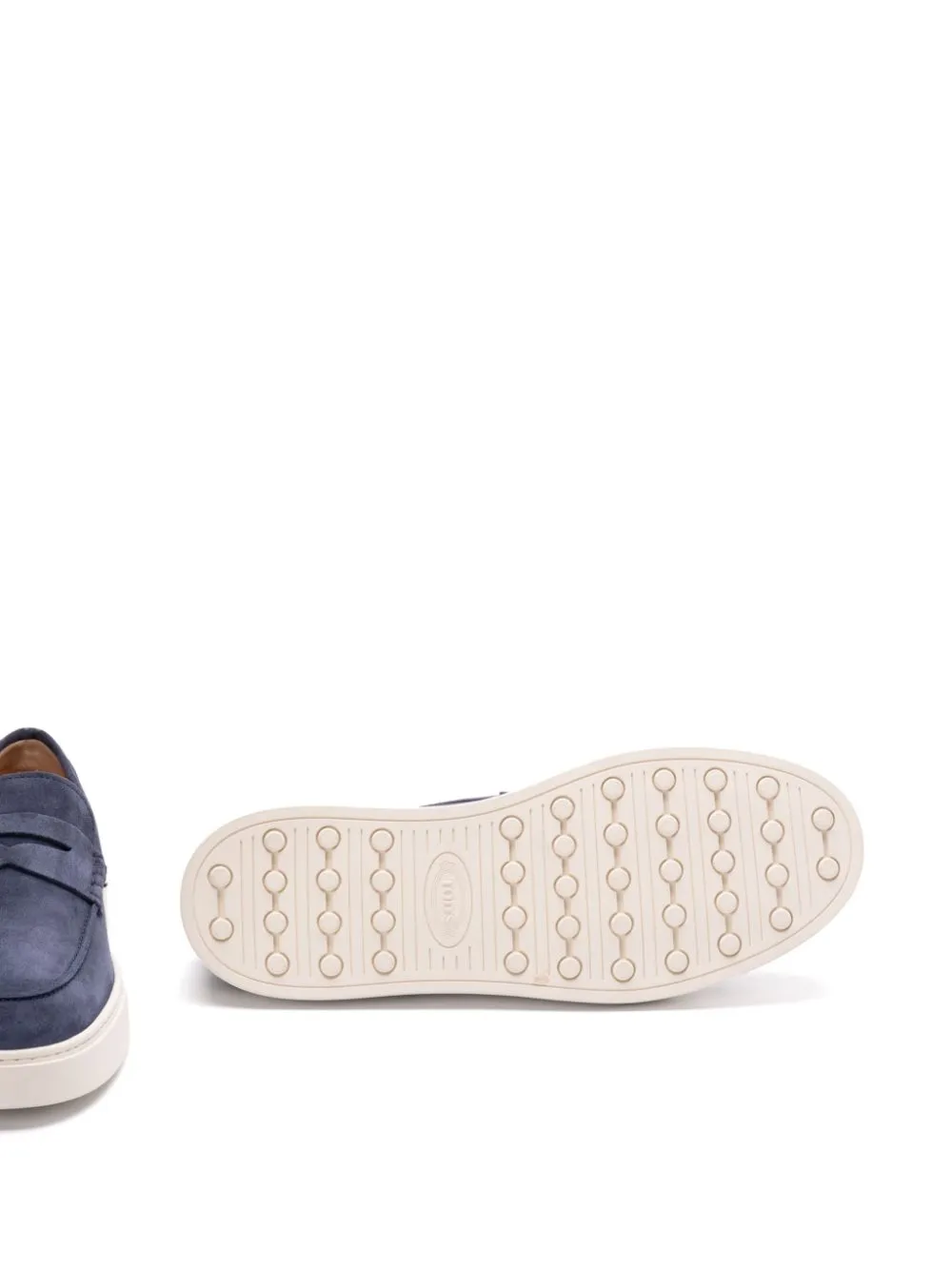 Suede leather loafers