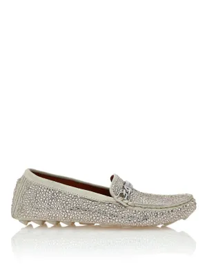 Suede Strass Moccasin