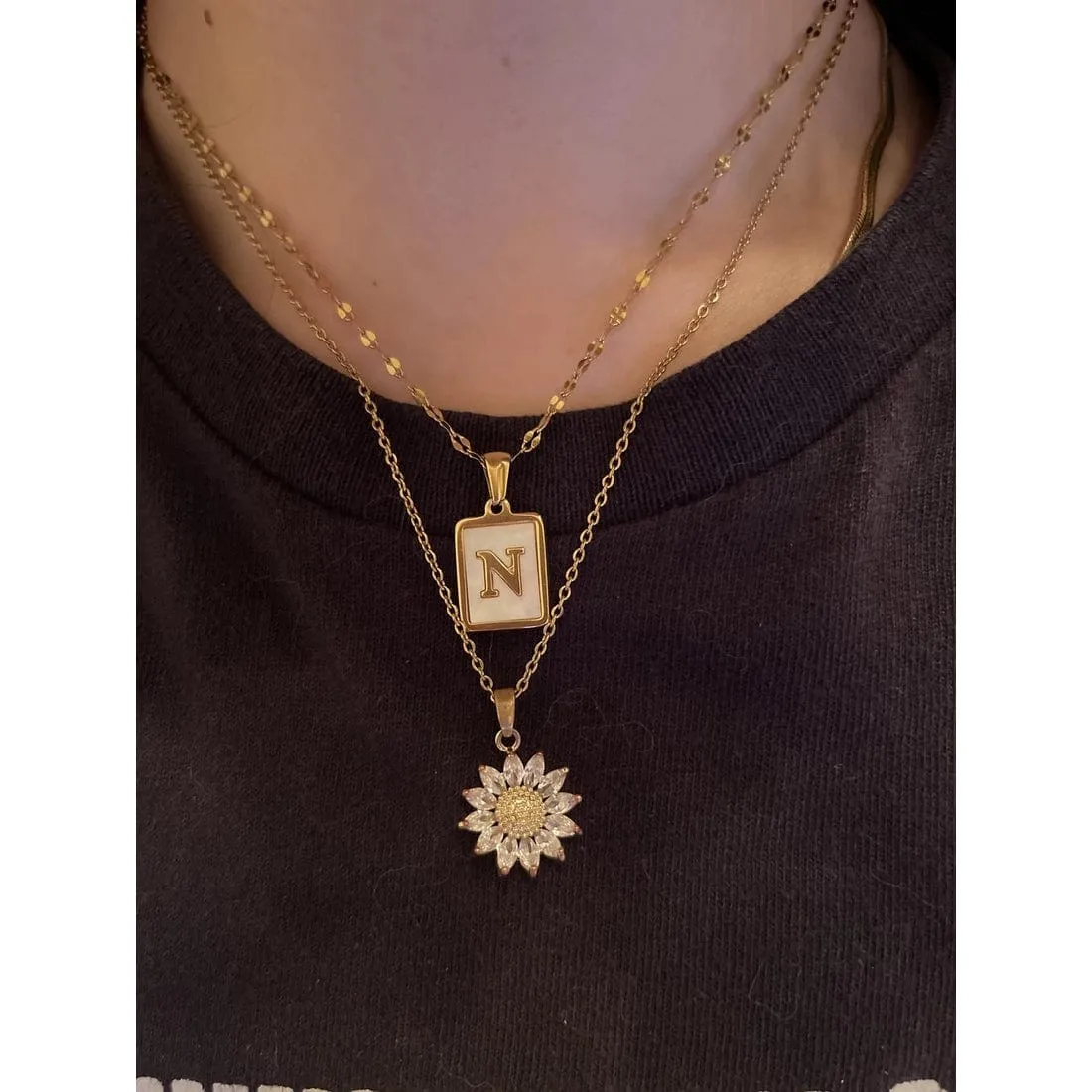 Sunnyside Sunflower Necklace