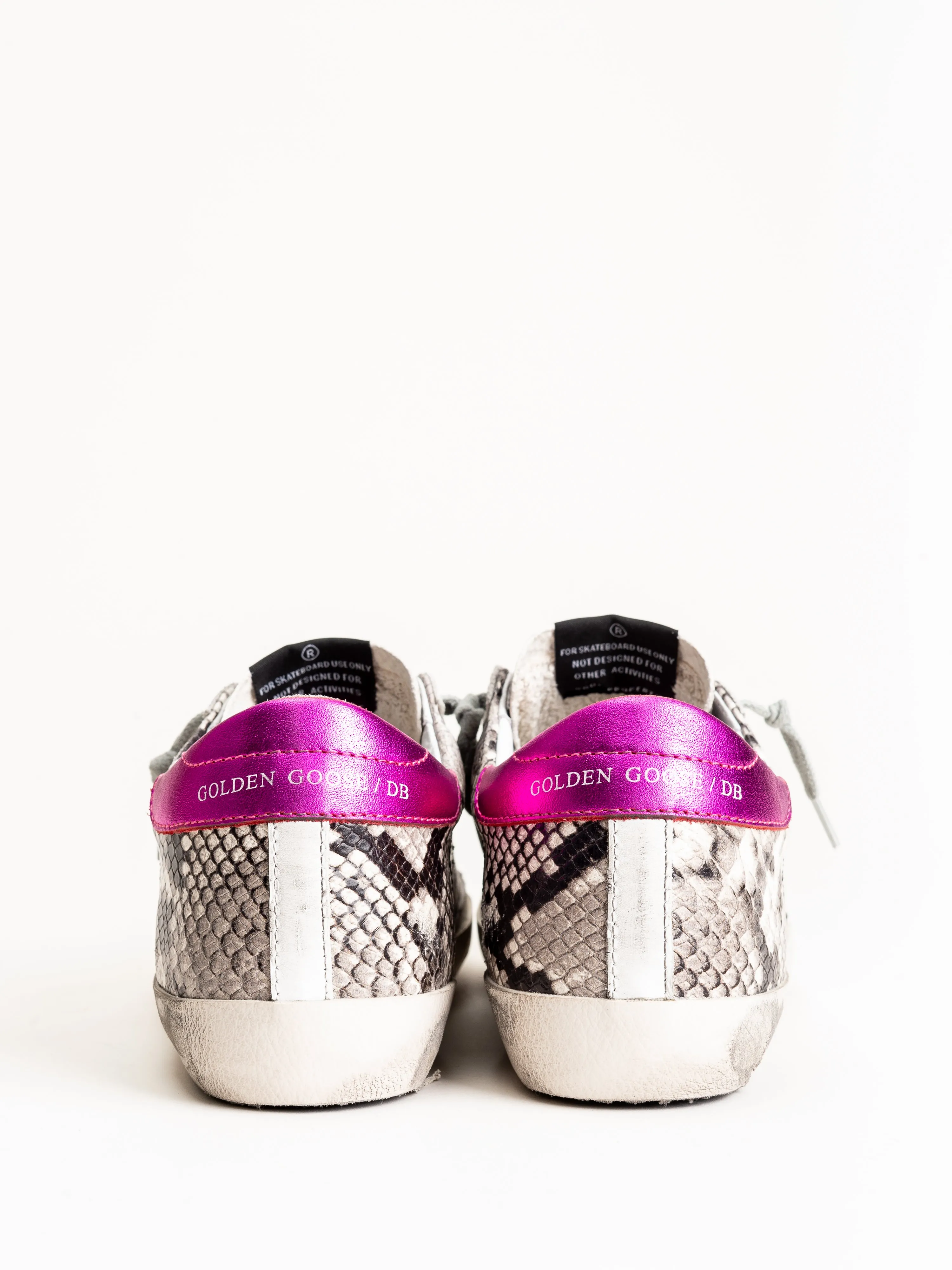 superstar sneaker - natural snake print