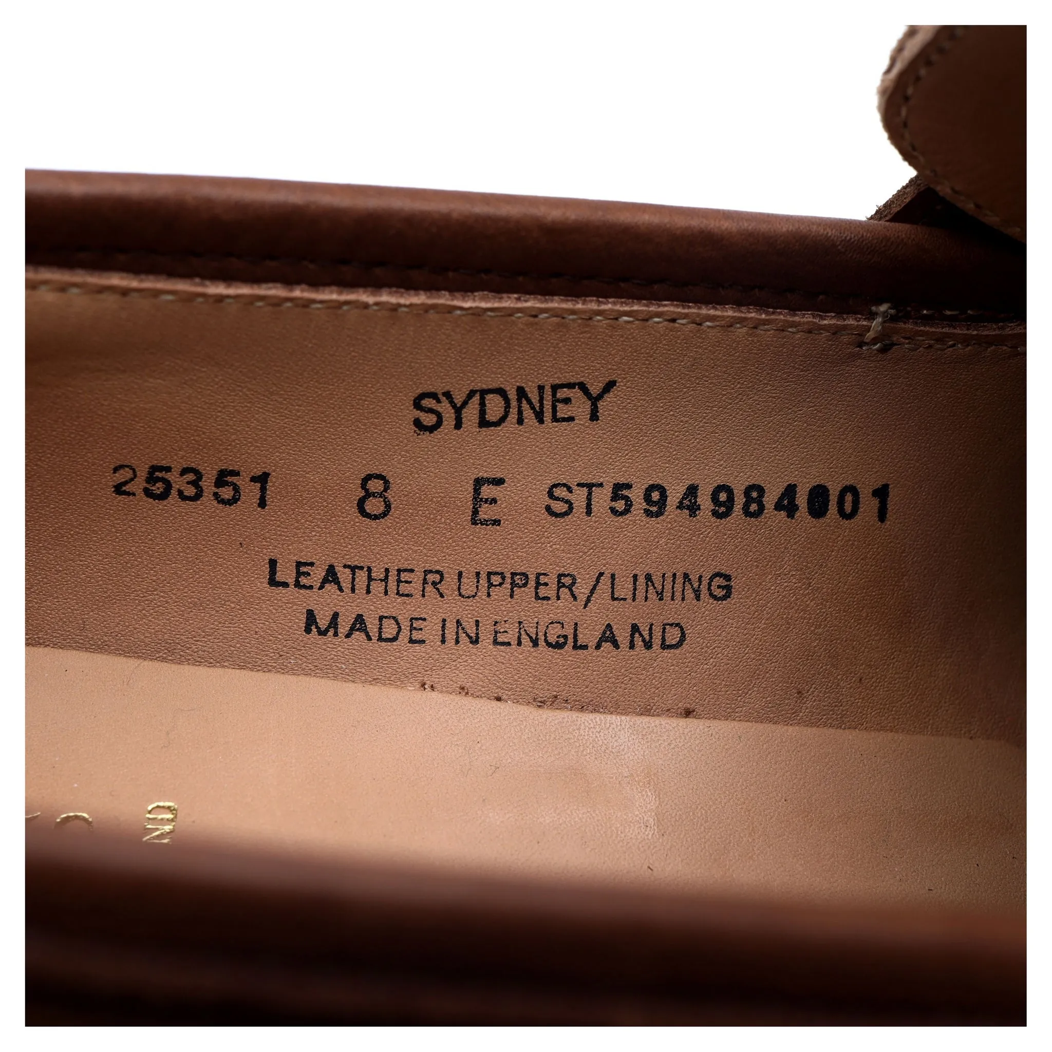 'Sydney' Snuff Brown Suede Loafers UK 8 E