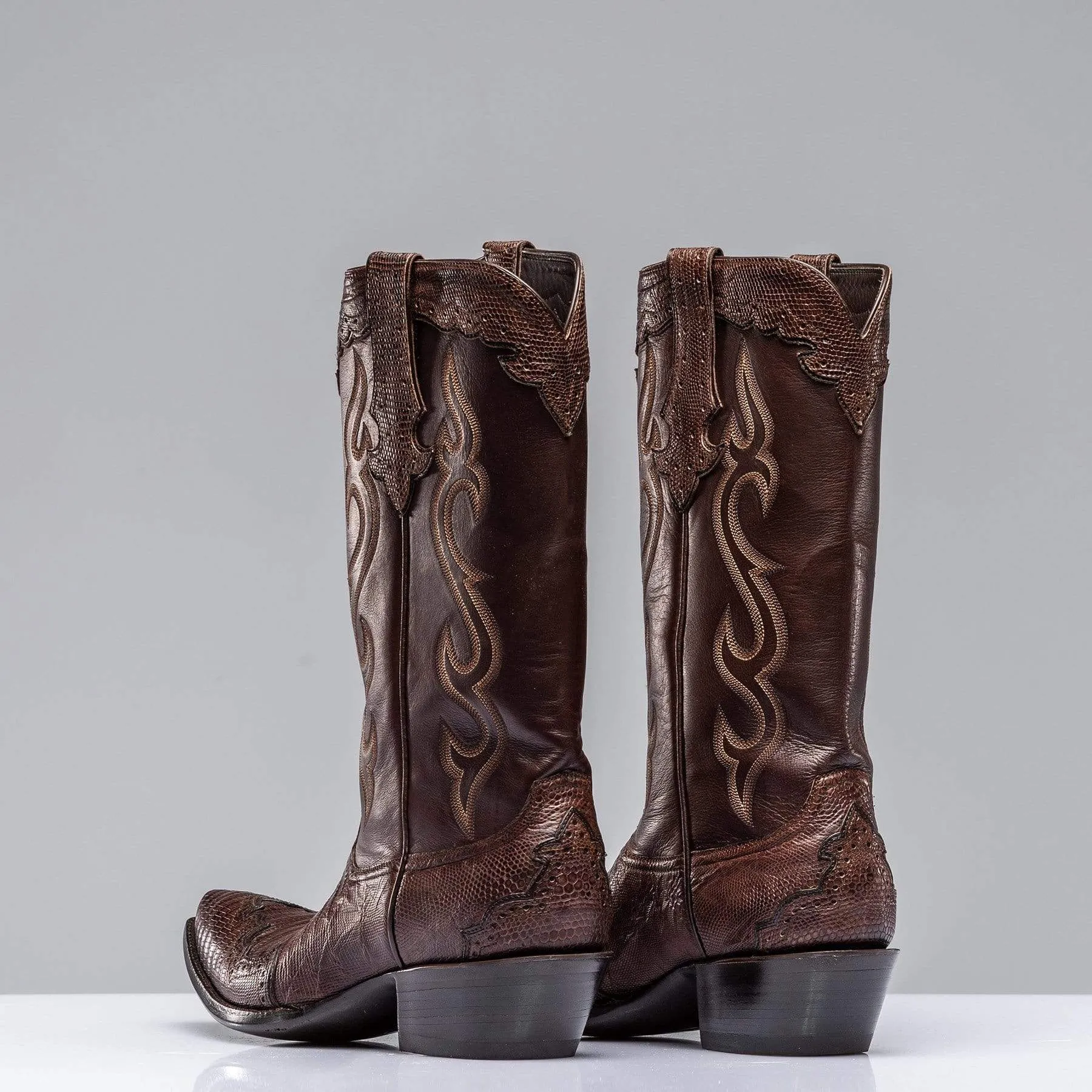 Teju Lizard Cowboy Boots