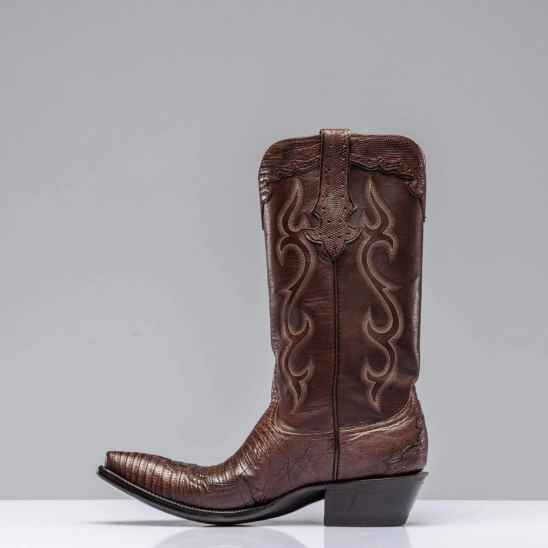 Teju Lizard Cowboy Boots