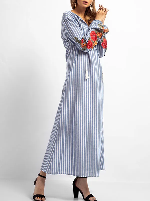 Temperament Commuter Women's Middle Eastern Muslim Robe Dress