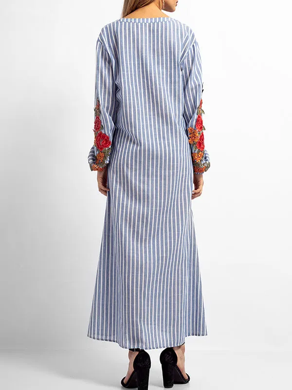 Temperament Commuter Women's Middle Eastern Muslim Robe Dress
