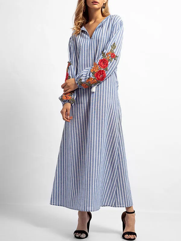 Temperament Commuter Women's Middle Eastern Muslim Robe Dress