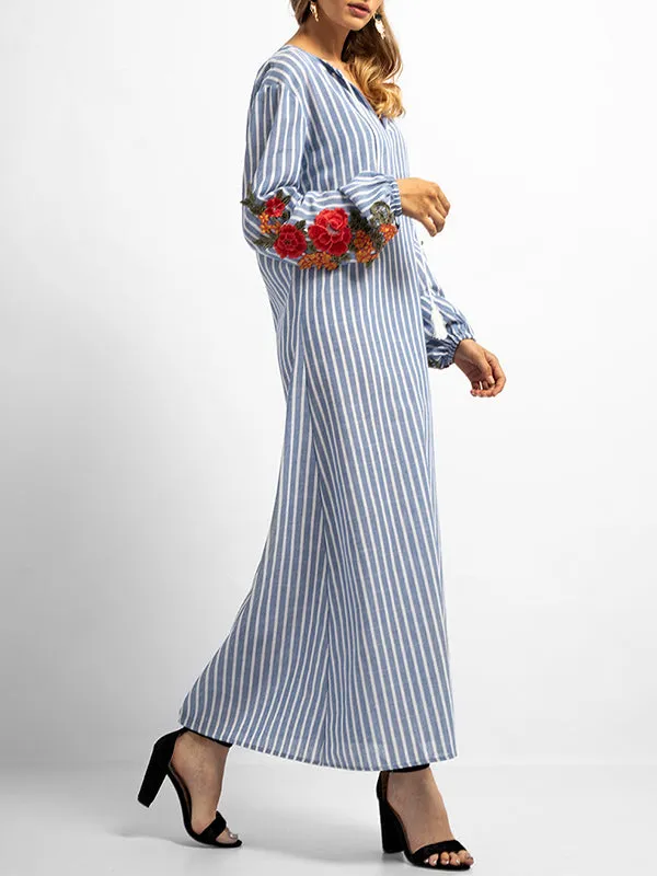 Temperament Commuter Women's Middle Eastern Muslim Robe Dress
